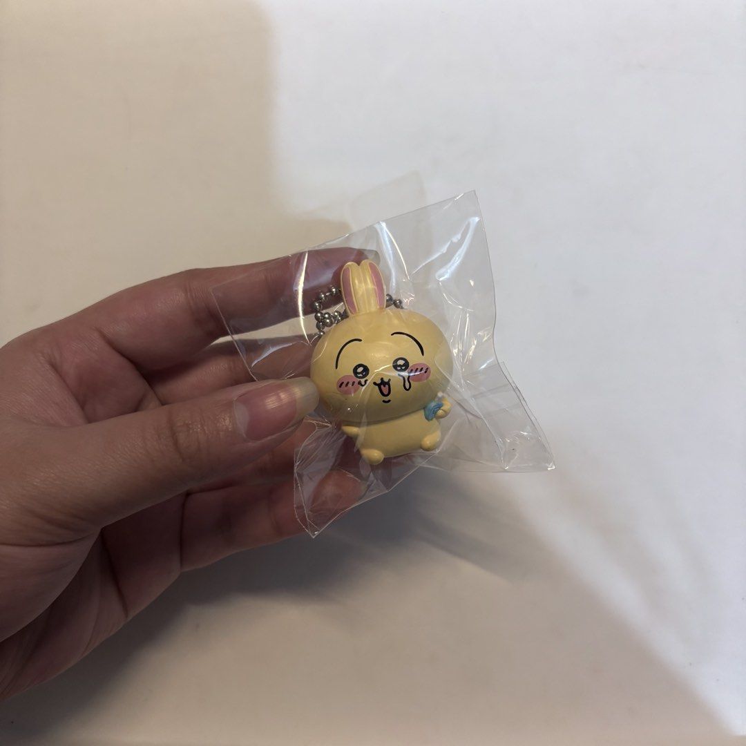 Bandai Chiikawa Usagi Charm Keychain (Category: Interactive Toys) located in Manila. Submitted by buttern0t (Listing ID 1470078506, Image 2). Description: 💌 for proof of transactions & safekeeping of items , dm us on IG @dara.aniks / @puffyberries ✮⋆˙.