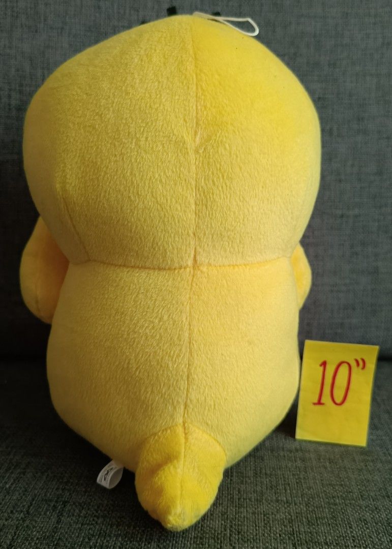 Banpresto Pokémon Psyduck Plush (Category: Plushies & Soft Toys) located in San Pedro. Submitted by max__collectibles (Listing ID 1470127468, Image 2). Description: - Authentic Banpresto Pokémon Psyduck plush - Released in 2018 from Japan claw machines - Size: Approximately 10 inches tall - Features bright yellow fabric and embroidered details - Tush tag intact with Banpresto branding and production date.