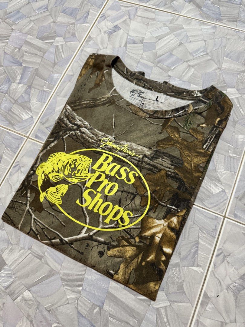 BASS PRO X REAL TREE (Category: Tshirts & Polo Shirts ) located in Argao. Submitted by janmaning-0624l95 (Listing ID 1470031365, Image 2). Description: BASS PRO X REAL TREE SIZE LARGE DIMES 23 x 30 Excellent condition No issue 1,350 plus sf .
