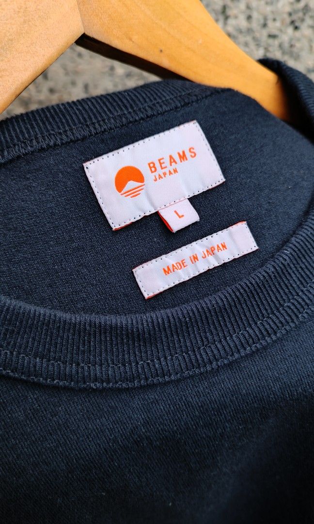 BEAMS JAPAN HEAVYWEIGHT TEE (Category: Activewear) located in Davao. Submitted by st333tcartel (Listing ID 1469991562, Image 2). Description: Large Length 30.5 Width 25.5.