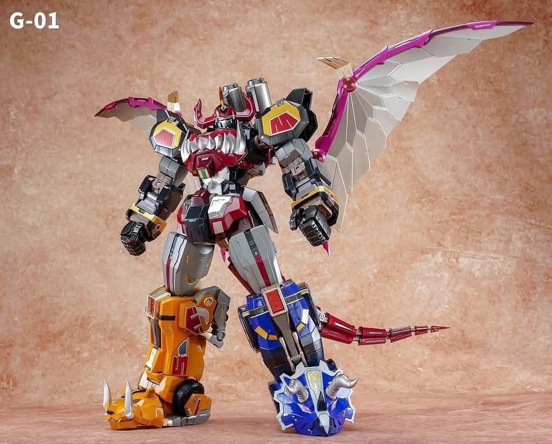 BEAST KING Model G-01 Dino MEGAZORD (Category: Gundam & Model Kits) located in Manila. Submitted by genesis11_21 (Listing ID 1470070166, Image 1). Description: BEAST KING Model G-01 Dino MEGAZORD PRICE : 6,650 Product Features: -Made of plastic -Height approx. 25cm -Fully articulated Contents: -Main figure 09190639770 TRINOMA Quezon city lbc j&t lalamove 01 Mecha Dinosaur Transformation Set - Combines into an impressive giant robot equipped with 