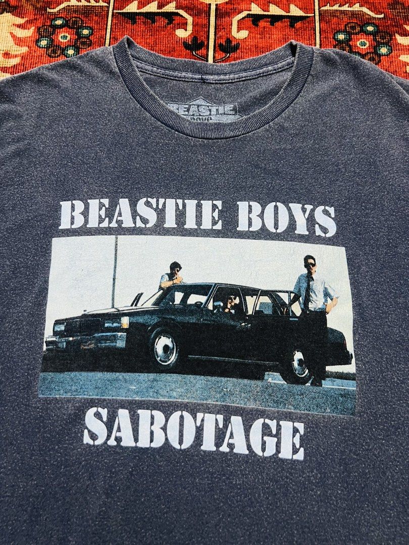 Beastie Boys “Sabotage” Navy Tee (Category: Tshirts & Polo Shirts ) located in Imus. Submitted by the1994thriftshop.ph (Listing ID 1469952562, Image 3). Description: Beastie Boys “Sabotage” Navy Tee Size: Medium Pit to pit: 20 inches Top to bottom: 27-27.5 inches Price: Php 800.