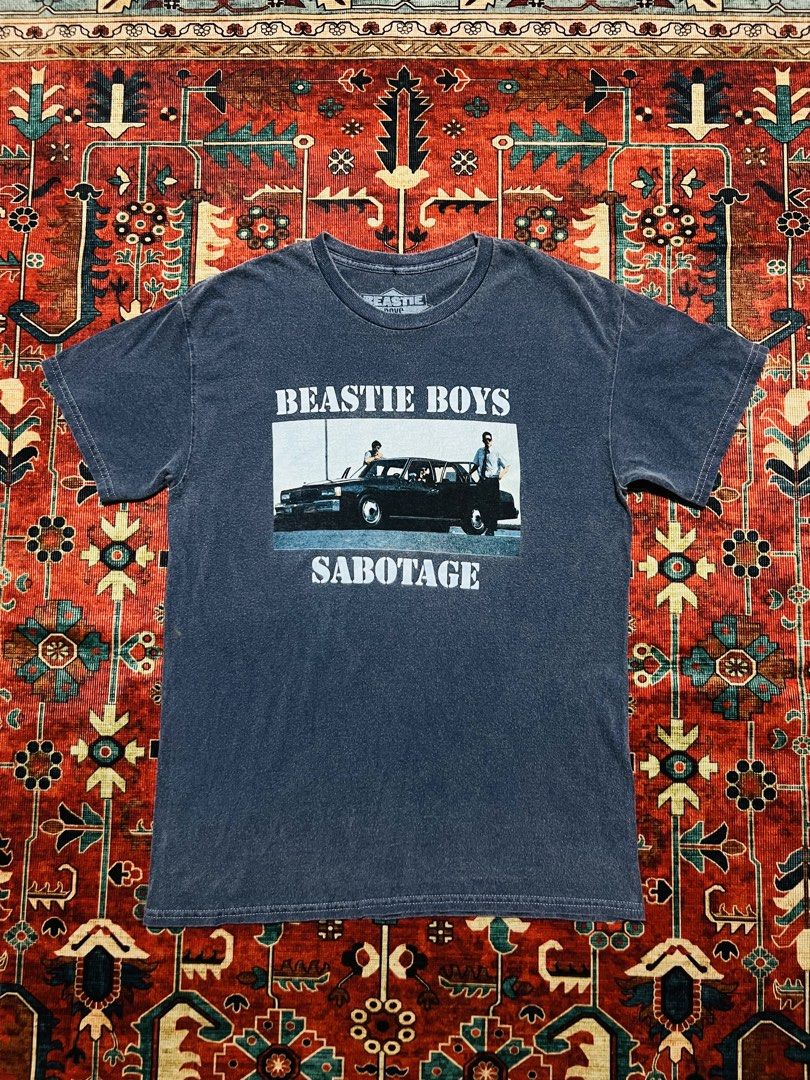 Beastie Boys “Sabotage” Navy Tee (Category: Tshirts & Polo Shirts ) located in Imus. Submitted by the1994thriftshop.ph (Listing ID 1469952562, Image 1). Description: Beastie Boys “Sabotage” Navy Tee Size: Medium Pit to pit: 20 inches Top to bottom: 27-27.5 inches Price: Php 800.