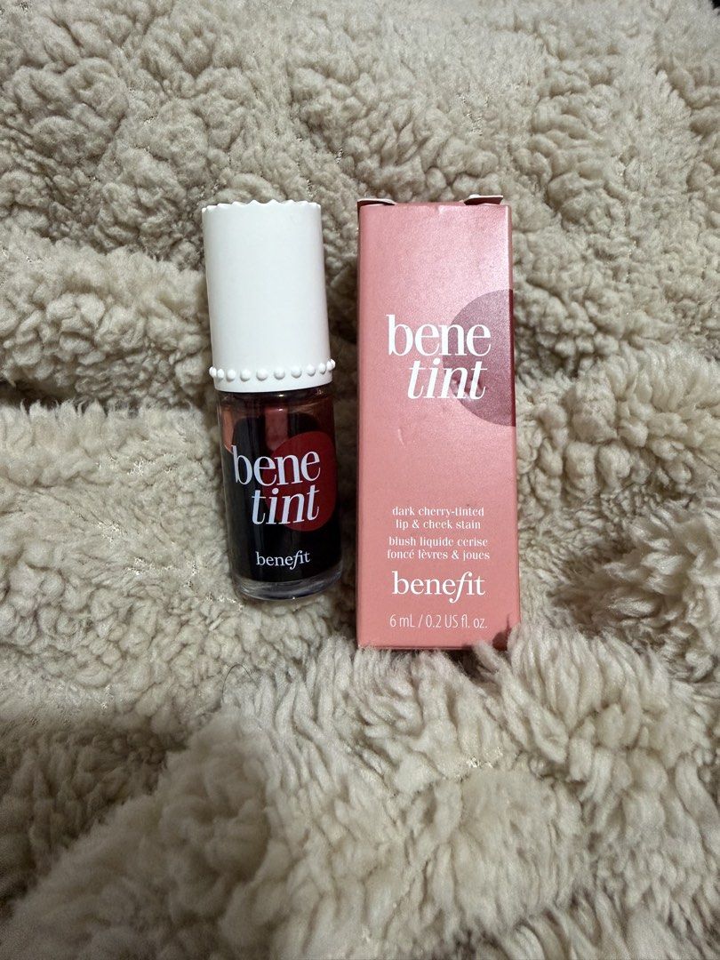 Benefit Benetint Dark Cherry Lip and Cheek Stain (Category: Makeup) located in Tuguegarao City. Submitted by pavlene (Listing ID 1470113862, Image 1). Description: Shade: Dark Cherry about 85% product amount .
