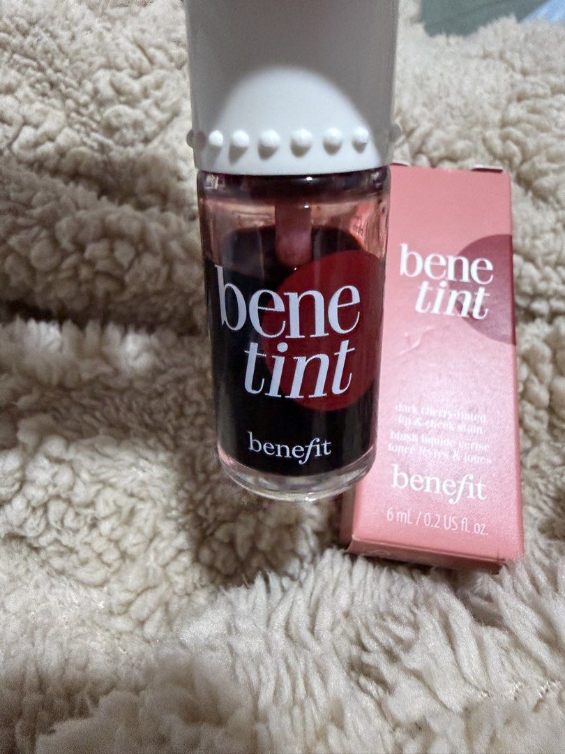 Benefit Benetint Dark Cherry Lip and Cheek Stain (Category: Makeup) located in Tuguegarao City. Submitted by pavlene (Listing ID 1470113862, Image 2). Description: Shade: Dark Cherry about 85% product amount .
