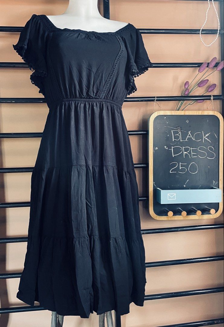 Black Dress (Category: Dresses) located in Batangas. Submitted by norskieshoppe (Listing ID 1469960720, Image 1). Description: small from Canada not ukay cotton .