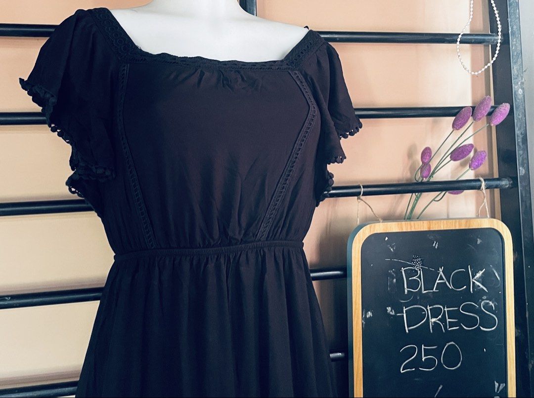 Black Dress (Category: Dresses) located in Batangas. Submitted by norskieshoppe (Listing ID 1469960720, Image 3). Description: small from Canada not ukay cotton .