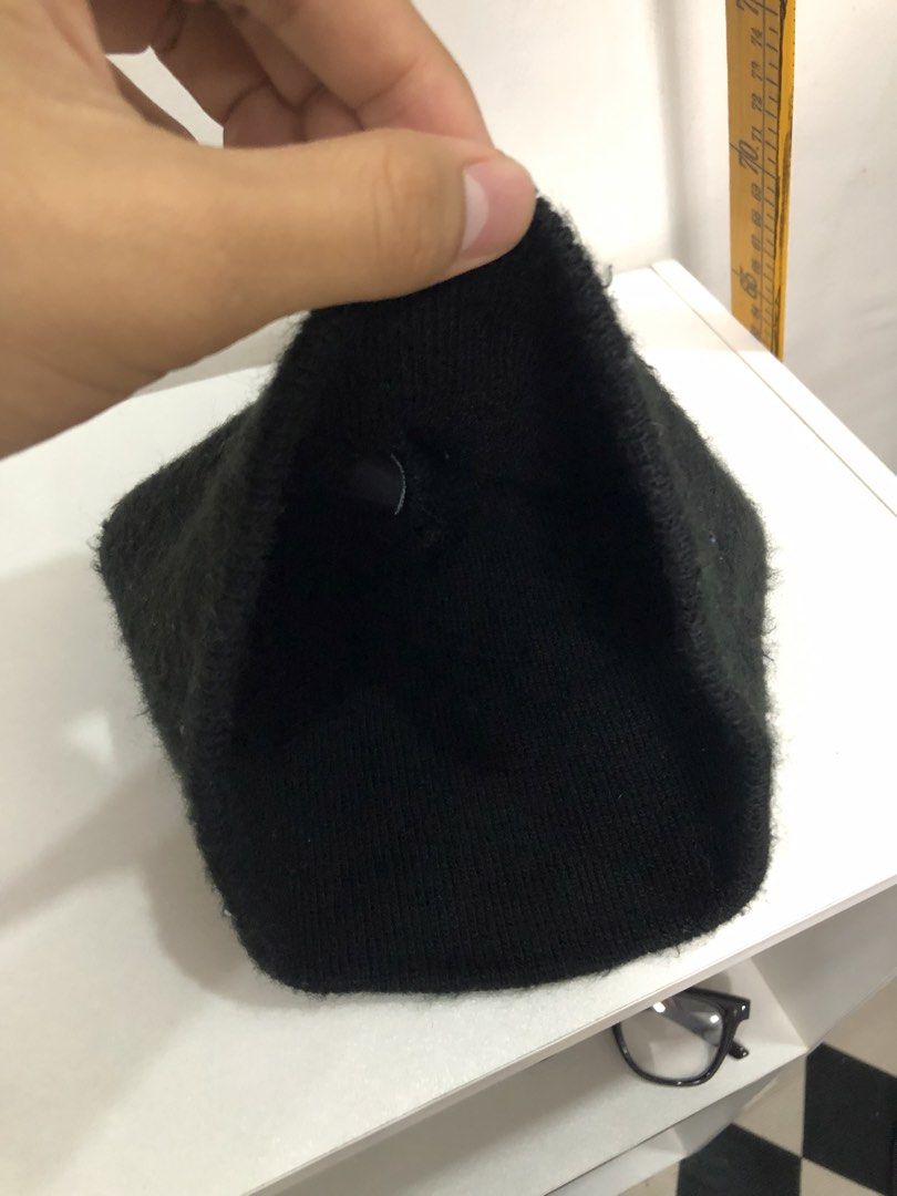 Black Steelers NFL Beanie (Category: Caps & Hats) located in Manila. Submitted by ejaay_2012 (Listing ID 1470103819, Image 3). Description: - Official NFL Team Apparel by Reebok - Color: Classic black with embroidered Steelers logo patch - Material: Warm, comfortable knit fabric - Condition: Interior branding and care tags intact - Ideal for game days, showing team pride, or chilly weather.