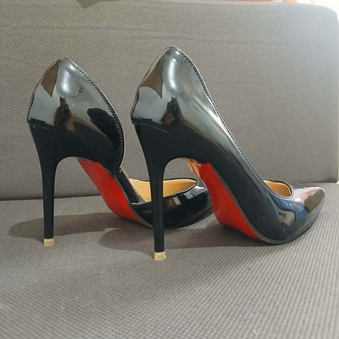 Black Stiletto High Heels (Category: Heels) located in Manila. Submitted by passionmadepossible26 (Listing ID 1469967727, Image 1). Description: Good as new RFS: Wrong size choice.