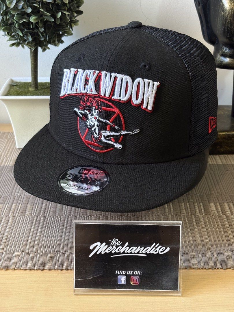 Black Widow Trucker 9fifty snapback (Category: Caps & Hats) located in Las Pinas. Submitted by themerchandise_ph (Listing ID 1470092792, Image 3). Description: ‼️❇️H A T S F O R S A L E❇️‼️ ◽️Black Widow🕷️☑️☑️☑️ ◽️Style: 9F1FTY Trucker Snapback ◽️Design: “Marvel • NE collab” ◽️Brand : N3W €RA🧢🧢🧢 ◽️Price: PHP1,800(each)💸 + Shipping📦 ◽️COP☑️COD☑️Installment☑️DP Required ◽️100% Legit and Brand new💯 ◽️No returns/cancellations/change item❌ ◽️On