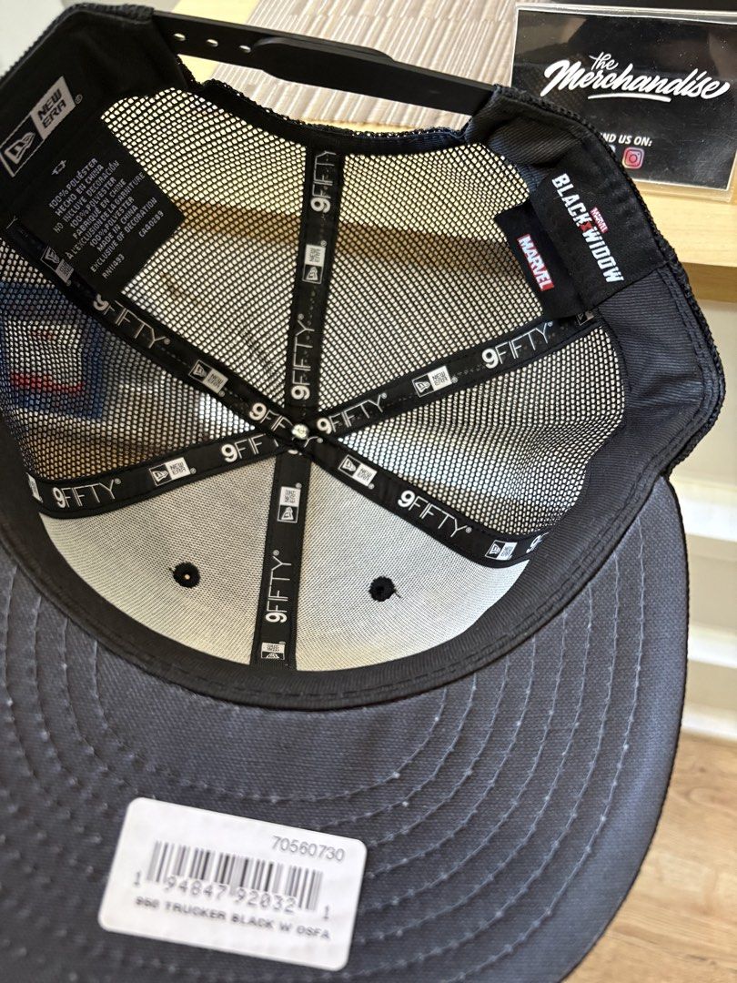 Black Widow Trucker 9fifty snapback (Category: Caps & Hats) located in Las Pinas. Submitted by themerchandise_ph (Listing ID 1470092792, Image 2). Description: ‼️❇️H A T S F O R S A L E❇️‼️ ◽️Black Widow🕷️☑️☑️☑️ ◽️Style: 9F1FTY Trucker Snapback ◽️Design: “Marvel • NE collab” ◽️Brand : N3W €RA🧢🧢🧢 ◽️Price: PHP1,800(each)💸 + Shipping📦 ◽️COP☑️COD☑️Installment☑️DP Required ◽️100% Legit and Brand new💯 ◽️No returns/cancellations/change item❌ ◽️On