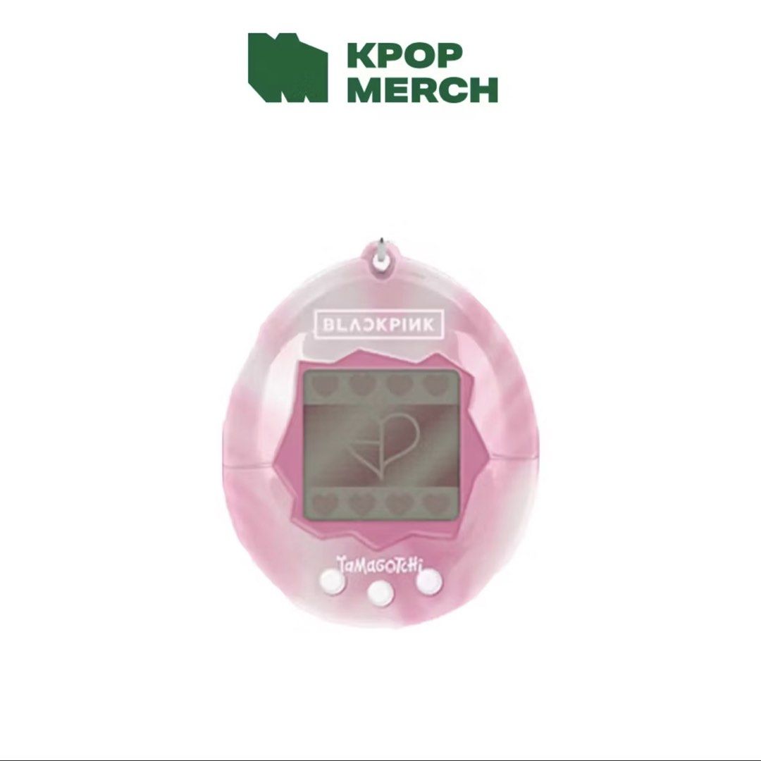 BLACKPINK Original Tamagotchi (Category: Interactive Toys) located in Cagayan de Oro. Submitted by lizaagpawa (Listing ID 1469962356, Image 2). Description: - Official BLACKPINK collaboration Tamagotchi - Stunning pink marble design with group branding - Authentic KPOP MERCH store item - Brand new, unopened, and ready to ship - Perfect collectible for BLINKs.