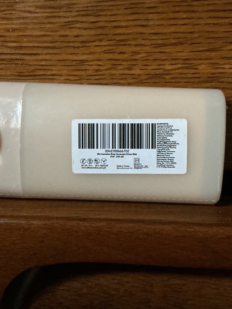 BLK Sheer Sunscreen Primer Stick (Category: Face Care) located in Cavite. Submitted by audepages (Listing ID 1469960610, Image 3). Description: Brand new sealed SPF 50 UVA/UVB PA++++ Original price: 599 MOP: Gcash MOD: J&T Lalamove Grab Location: Imus, Cavite .