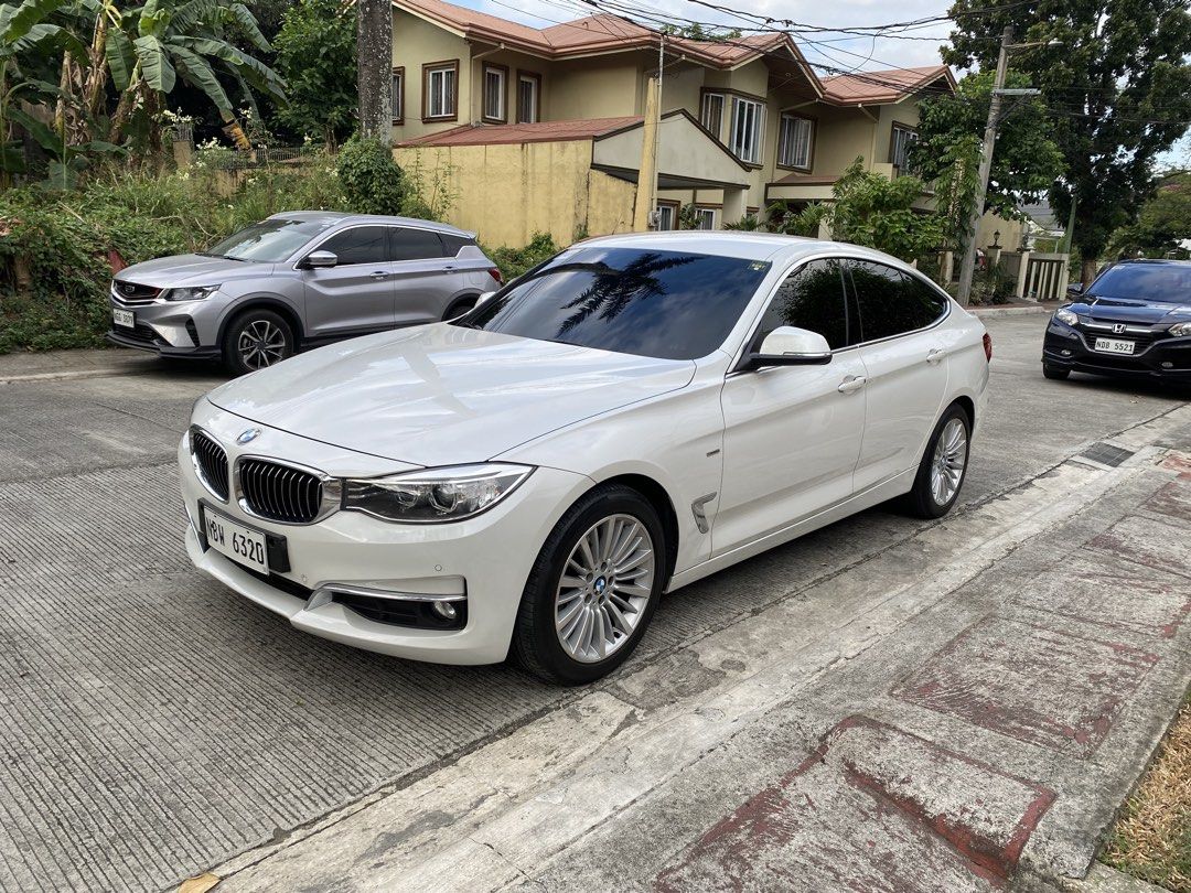 BMW 320d GT Luxury edition AT Auto (Category: Used Cars) located in Quezon City. Submitted by 0917-8131649_edsel_fausto (Listing ID 1469997685, Image 2). Description: I’m the owner seller. Certificate of registration is under my name. I’m selling my pre loved BMW 320d (diesel) GT Luxury edition AT. This car is well taken care of and recently had its PMS a few days ago. Bought 4 brand new Runflat tires about 8 months ago. I also had its PMS regist