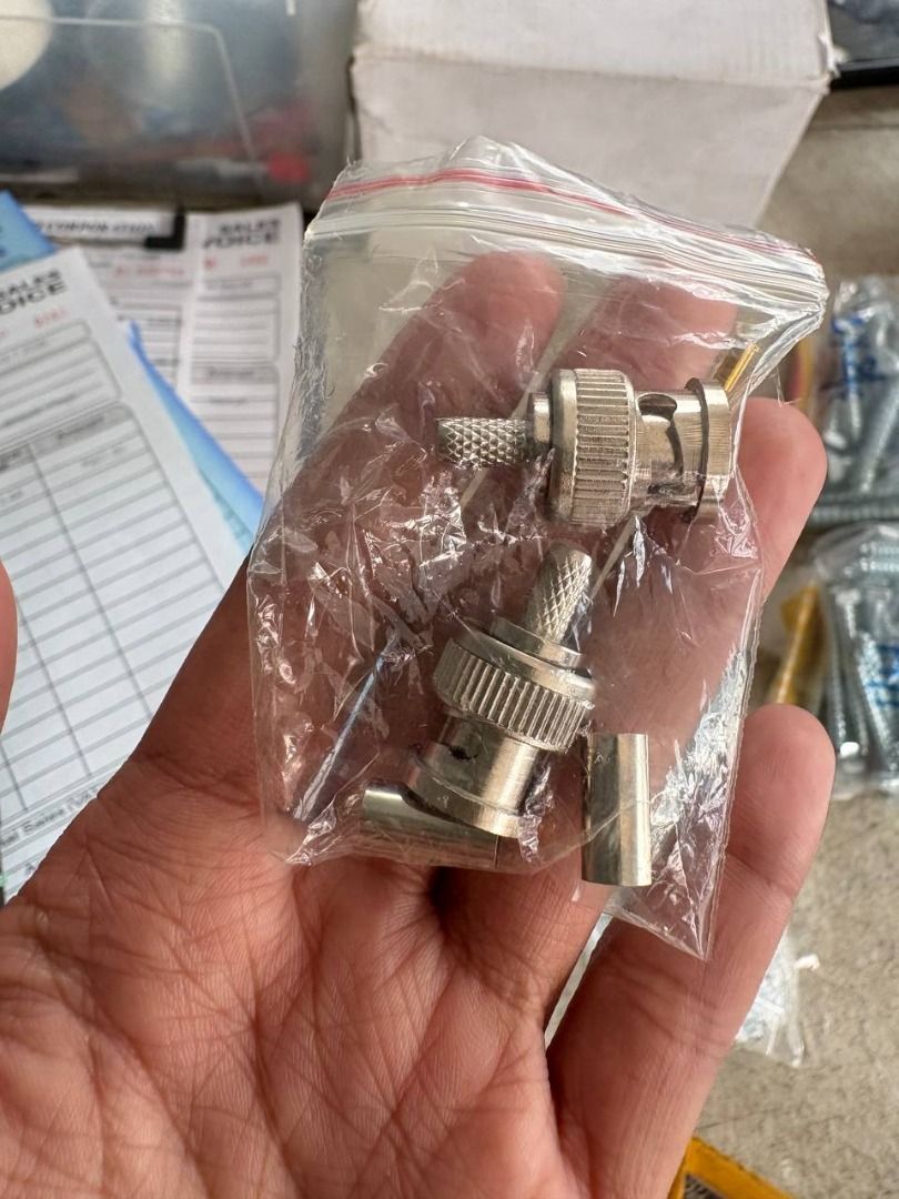 BNC Plug Connector Specs: Crimp type (Category: Everything Else Others) located in Manila. Submitted by 09171479278_elsie. (Listing ID 1469962355, Image 3). Description: BNC Plug Connector Specs: Crimp type.