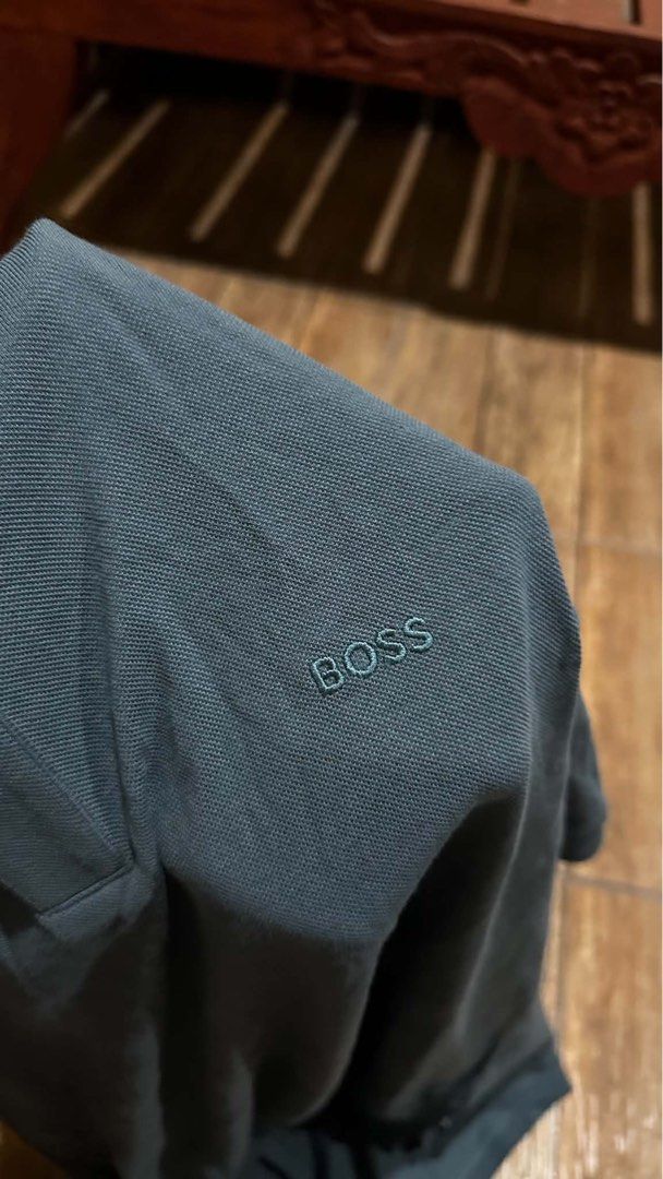 BOSS POLO SHIRT (Category: Tshirts & Polo Shirts ) located in Manila. Submitted by urban.vintage (Listing ID 1470064097, Image 3). Description: ISSUE: UNDERARM STAIN (NEED WASH) MOP :GCASH (NO COD) SHIP VIA: LALAMOVE & J&T LOCATION: PASIG CITY LENGTH: 29 WIDTH :24.5.