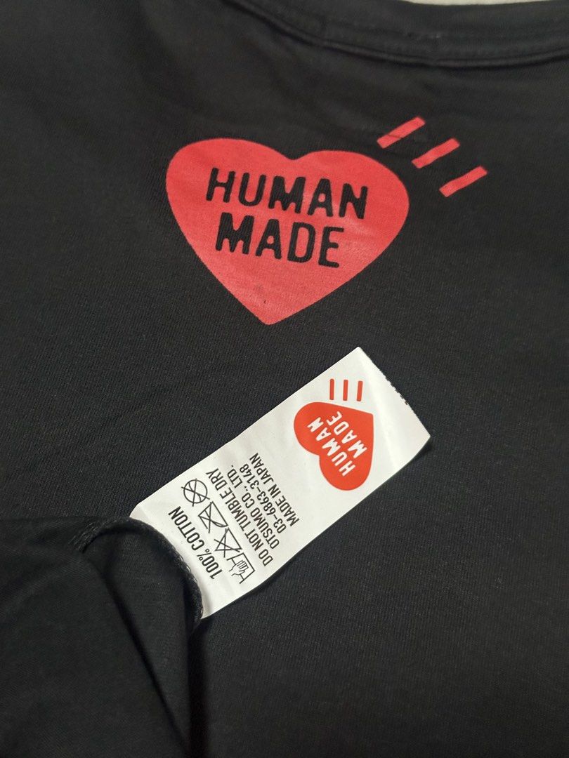 Brand new Human Made T-Shirt Authentic (Category: Tshirts & Polo Shirts ) located in Quezon City. Submitted by rackculture (Listing ID 1469963832, Image 3). Description: Brand new Human Made T-Shirt Authentic Size Available: Small 21 width 27.5 length XL 22.5 width 29 length Great Quality Fresh from Japan Steal Price 100% Authentic No issue.