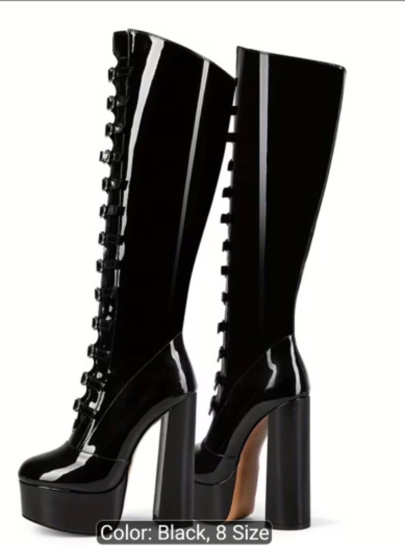 Bratz •platform heels • Goth • Punk •y2k (Category: Heels) located in Manila. Submitted by denice_bear (Listing ID 1470074677, Image 2). Description: size 8-9 brand new with box worn only once price is highly negotiable.