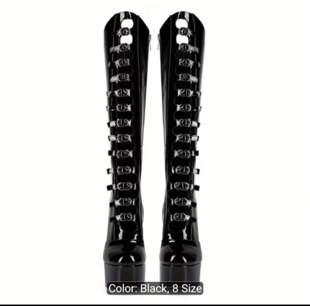 Bratz •platform heels • Goth • Punk •y2k (Category: Heels) located in Manila. Submitted by denice_bear (Listing ID 1470074677, Image 1). Description: size 8-9 brand new with box worn only once price is highly negotiable.