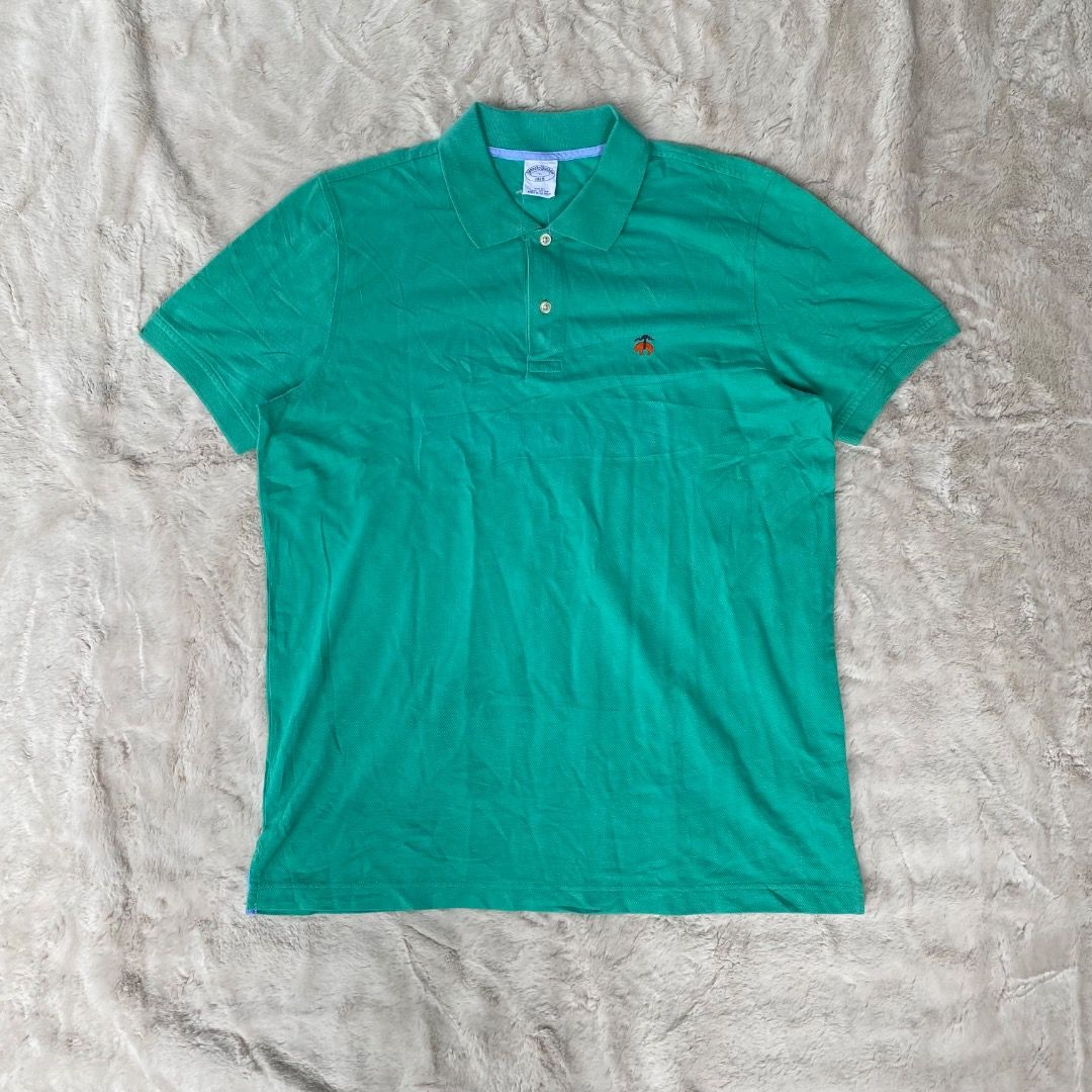 BROOKS BROTHERS - POLOSHIRT AUTHENTIC (Category: Activewear) located in Bacolod City. Submitted by mic_moneyyyyy (Listing ID 1470091005, Image 1). Description: BROOKS BROTHERS - POLOSHIRT Size : Tagged as Large Width : 23 Length : 30 Condition : Excellent No issue need wash.
