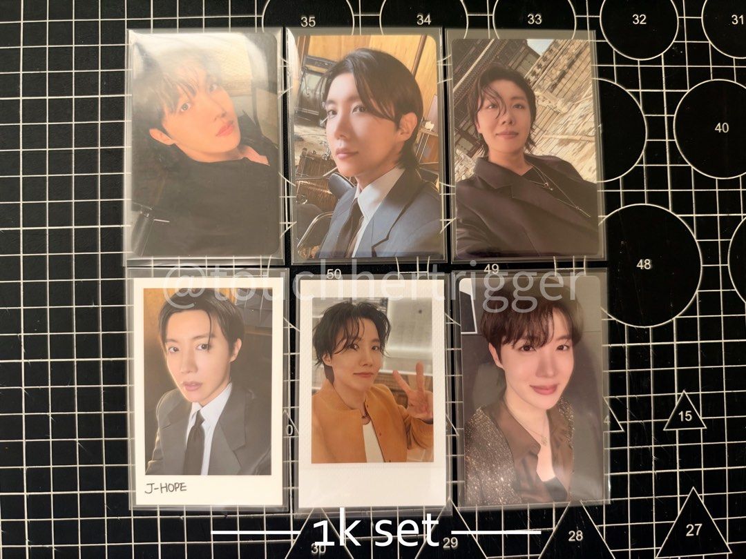 BTS Arirang PC Set - j-hope / Hoseok (Category: K-Wave Merchandise) located in Quezon City. Submitted by touchhertrigger (Listing ID 1470079714, Image 1). Description: 🔔 OFFERS LOWER THAN PRICES PROVIDED WILL BE TURNED DOWN 🔔 - prio set taker + payo listed = available. prices = final. payo w/in 24 hours Please do not message if uncertain, not ready with the funds, or to lowball. Saying “no, but thank you” instead of leaving me hanging would be 