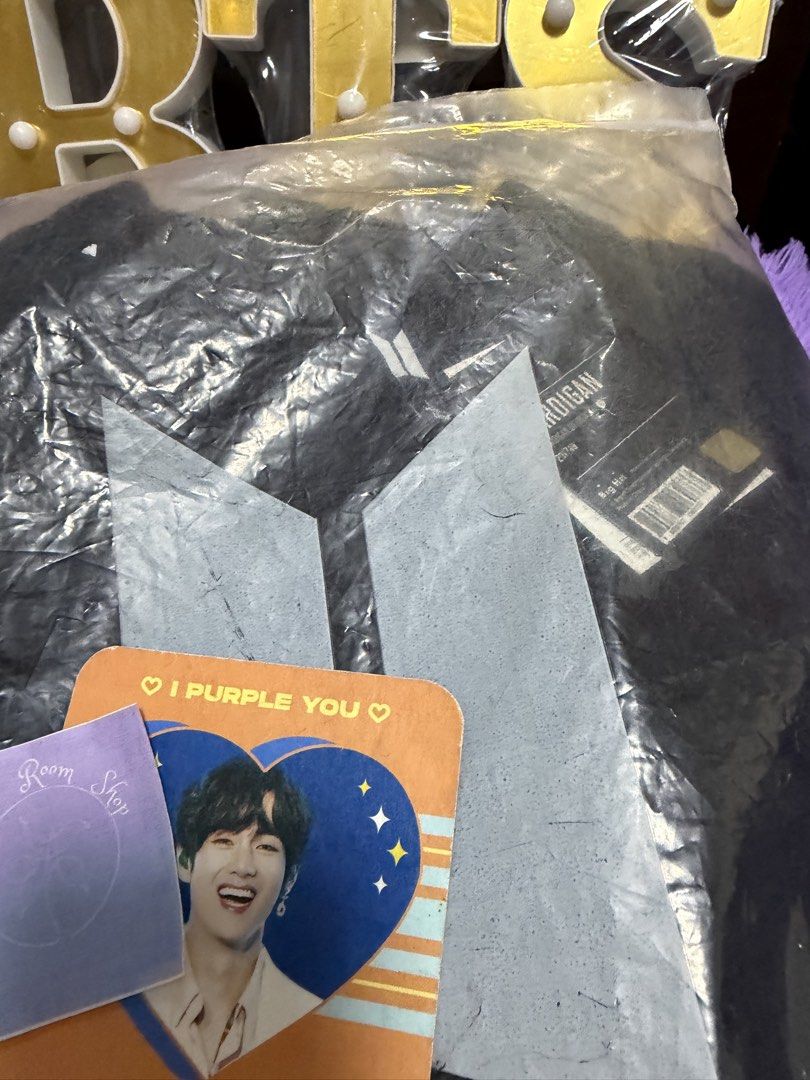 Bts basic cardigan black (Category: K-Wave Merchandise) located in Pasig City. Submitted by queenv18 (Listing ID 1470048481, Image 2). Description: Large Onhand items in PH ready to ship merch are directly shipped from korea / taiwan / japan / us 101% legit Brandnew Plus sf.