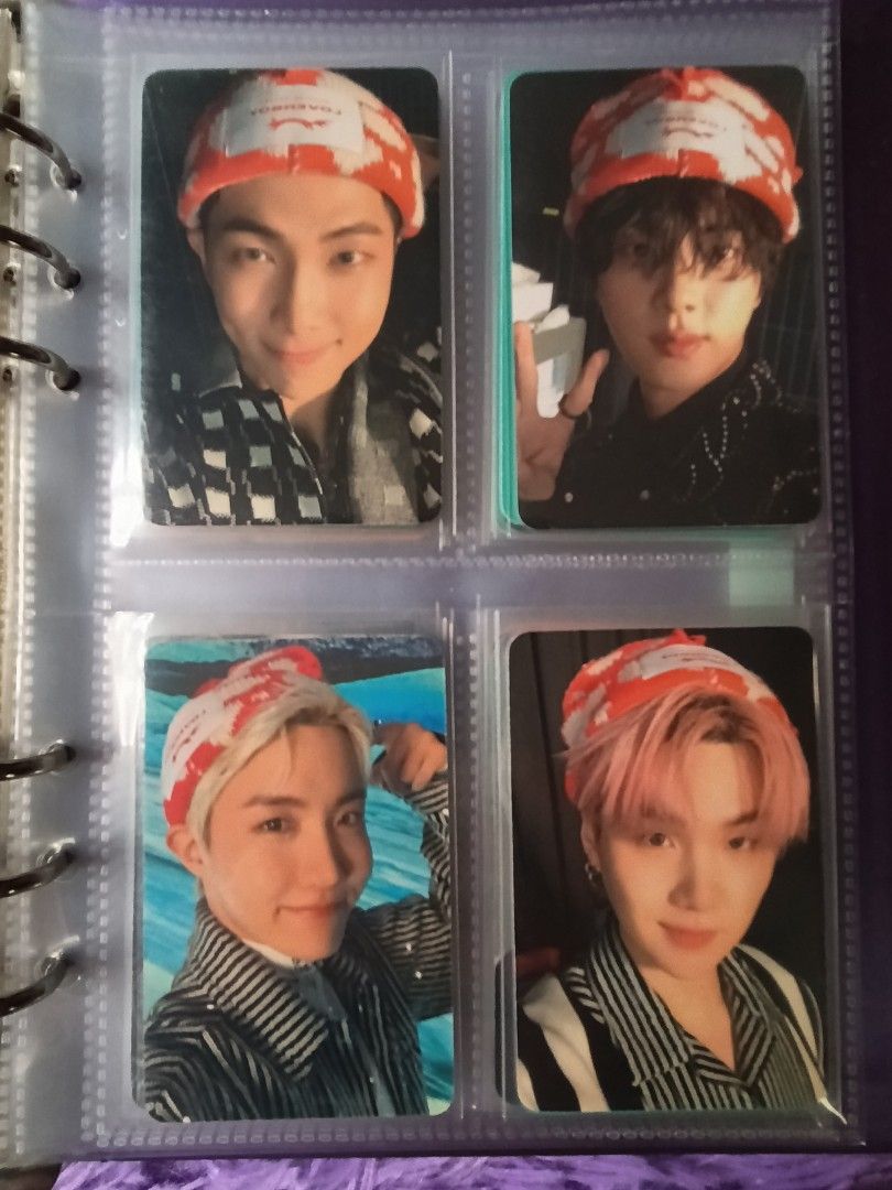 BTS D'Icon Photocard Set Full Member Collection (Category: K-Wave Merchandise) located in Teresa. Submitted by merz09 (Listing ID 1469985445, Image 2). Description: - Sold per set of 7 - 210 per set - Complete BTS D'Icon photocard set with all 7 members (RM, Jin, Suga, J-Hope, Jimin, V, Jungkook) - Features multiple concepts: winter beanie hats and classic B&W portraits with colorful backs - Perfect for ARMY collectors - Available as a full set o