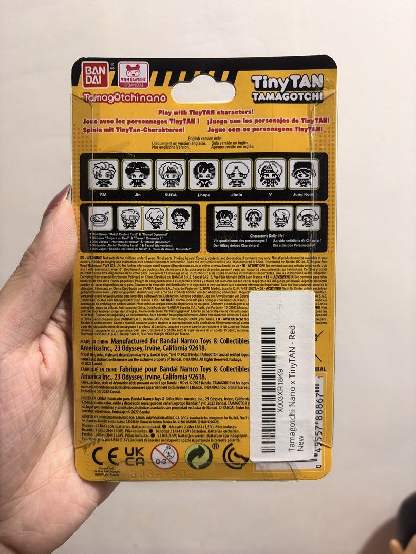 BTS TinyTAN Tamagotchi Nano (Category: Interactive Toys) located in Caloocan City. Submitted by neverletmigo (Listing ID 1470141105, Image 2). Description: MOP: GoTyme | BPI | Cash Meetups Preferred (Weekends Only): SM Grand Central | SM North EDSA | Trinoma Shipping via: LBC | Grab | Lalamove 📩 PM to order or inquire. 💰 Layaway available. 💰 Payment First policy to avoid joy reservers and scammers. 🚛 Shipping fee is not yet included in the pr