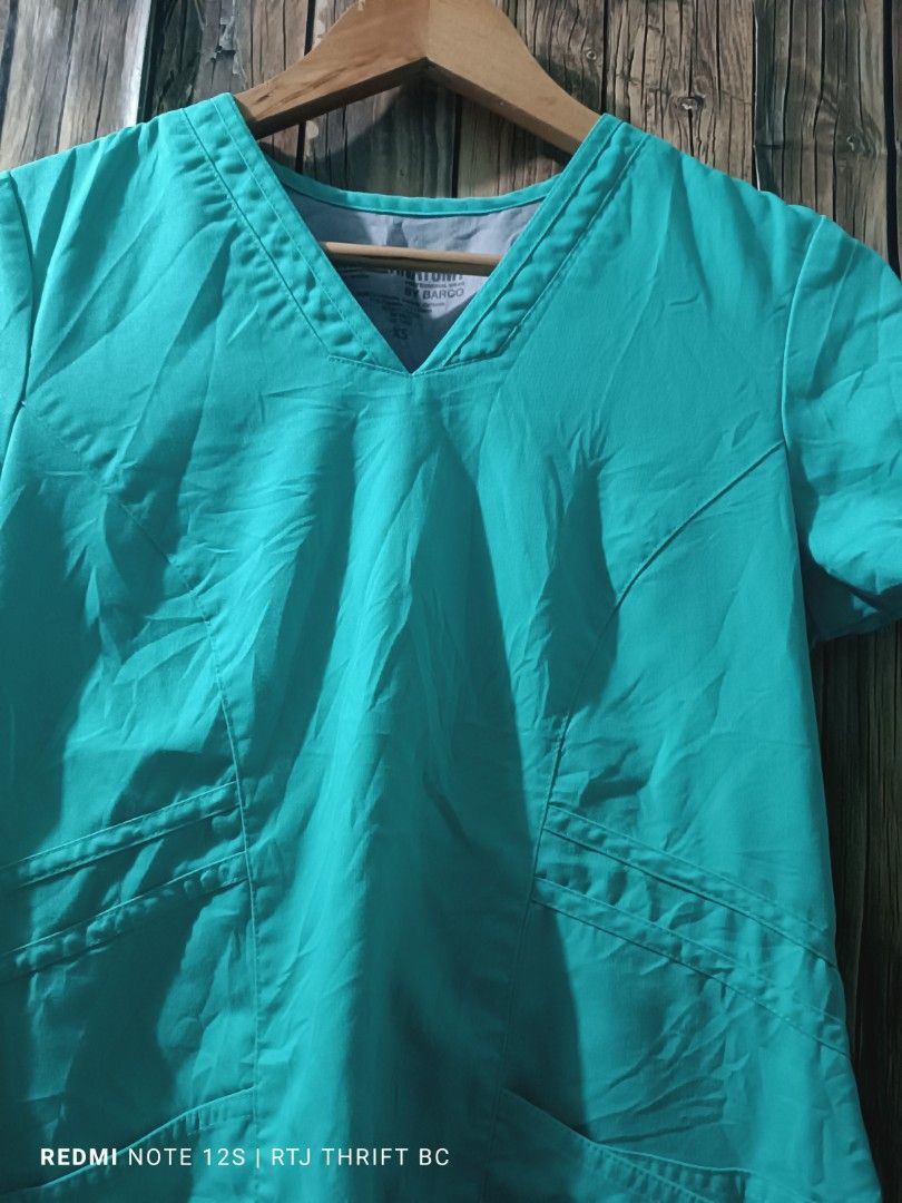 Bundle Grey's Anatomy Scrub TOPS ONLY (XS on Tag) (Category: Others Tops) located in Baguio. Submitted by ogiesiomai23 (Listing ID 1470134662, Image 3). Description: Grey's Anatomy Scrub Tag: XS Colors: Jade and Coral Pink Grey's Anatomy W: 38" L: 25" Shoulders Width: 14" Tag: XS 2 Pockets Nababanat/Soft Stretch Upper Part Jade (Lighter Shade) Coral Pink Condition: Like New to Good as New Both for: P800 + SF.