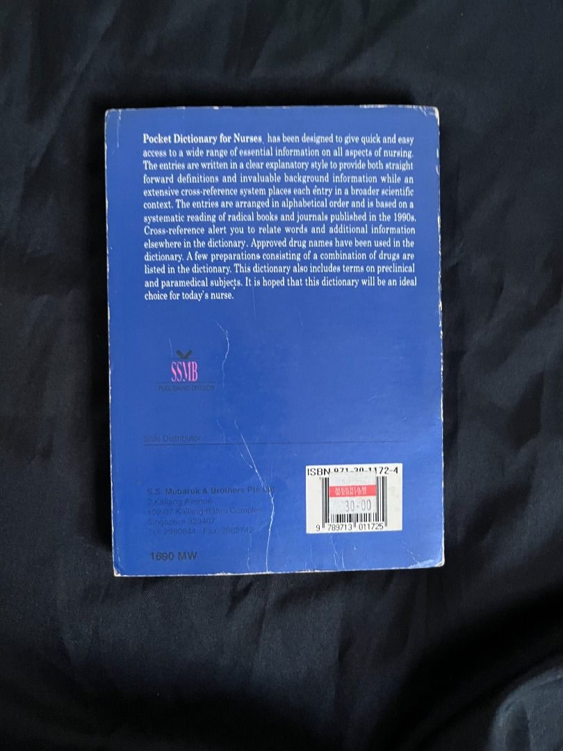 [BUNDLE] Used Medical Pocket Books (Category: Textbooks) located in Quezon City. Submitted by shime_diel (Listing ID 1470117545, Image 3). Description: Sold as a bundle - Pocket Dictionary for Nurses by Mary Ralf - The Methylation Miracle by Paul Frankel Ph D..