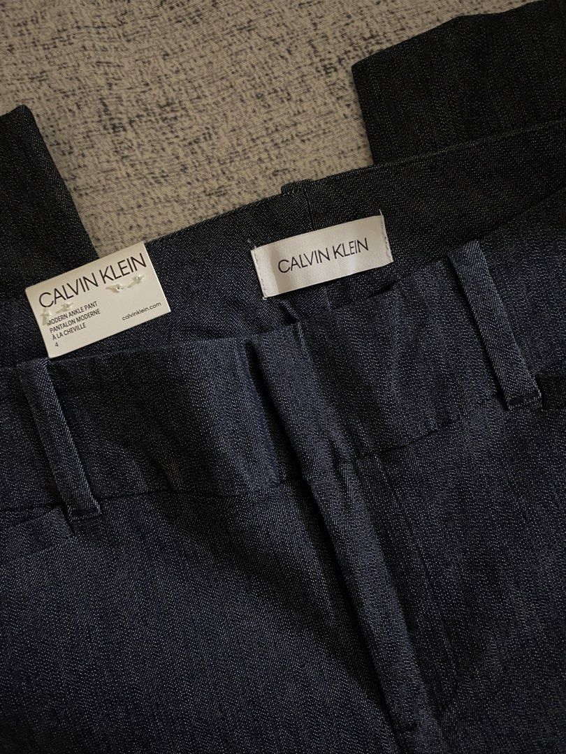 Calvin Klein Modern Ankle Pants (Category: Jeans) located in Manila. Submitted by glen_n (Listing ID 1470099706, Image 3). Description: Calvin Klein Modern Ankle Pants Size 4 BNWT - never worn 100% Guaranteed original purchased from canada LP posted! .