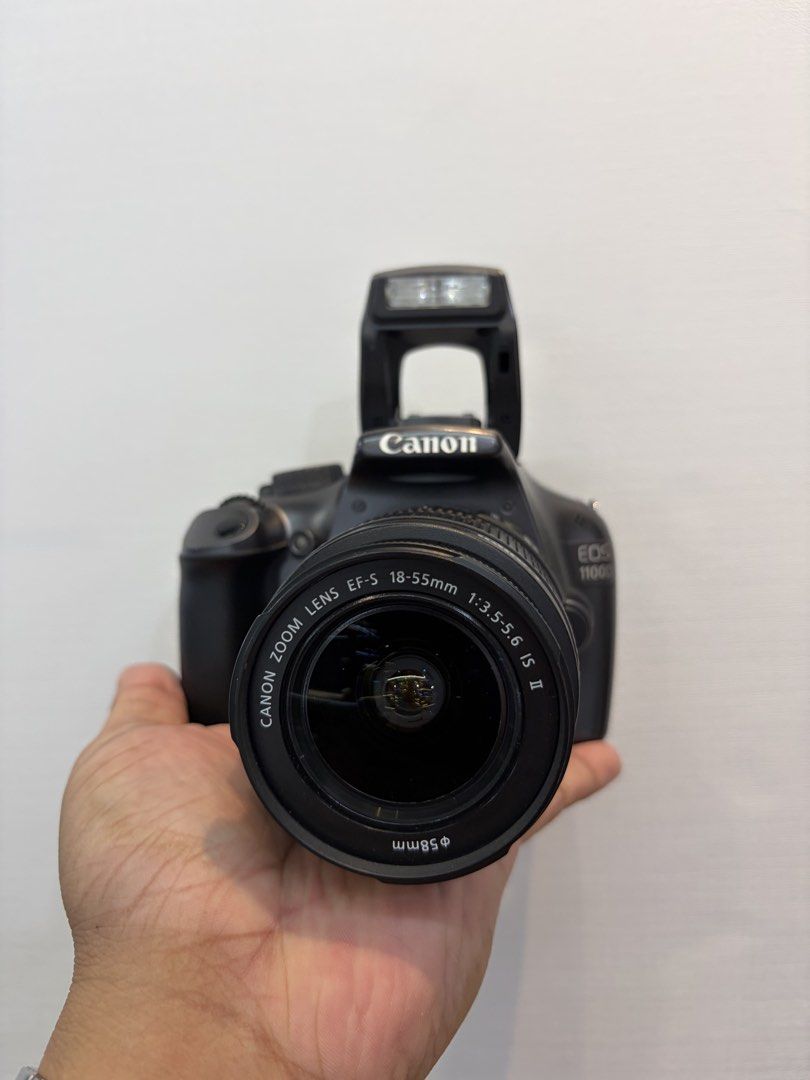 Canon 1100D with 18-55mm lens (Category: Cameras) located in Manila. Submitted by gadgetcentral (Listing ID 1469987772, Image 2). Description: Canon 1100D with 18-55mm lens 📷 P8,000💸 Perfect for📸 ➡️Photobooth ➡️Photojournalism Students ➡️Beginners ➡️School Photography ➡️Events & Documentation Specifications: ⚫️Sensor: 12.2-megapixe ⚫️ Lens Mount: Canon EF ⚫️ ISO Range: 100 to 6400 ⚫️ Shutter Speed: 1/4000 to 30 seconds ⚫️ Video Recording: 720p