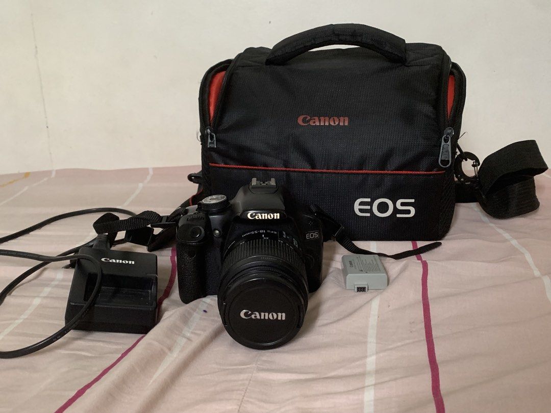 Canon EOS 500D DSLR (Category: Cameras) located in Tanza. Submitted by yookie_rnx (Listing ID 1470019149, Image 1). Description: (Negotiable) Strictly payment first (Most prefer gcash for payment) Rush - Complete Canon EOS 500D DSLR starter kit - Includes 18-55mm lens, battery, charger, strap, and original Canon bag - Fully functional screen with live view and settings display - Great for beginner photographers (Doesnt come with SD card, Use kopo