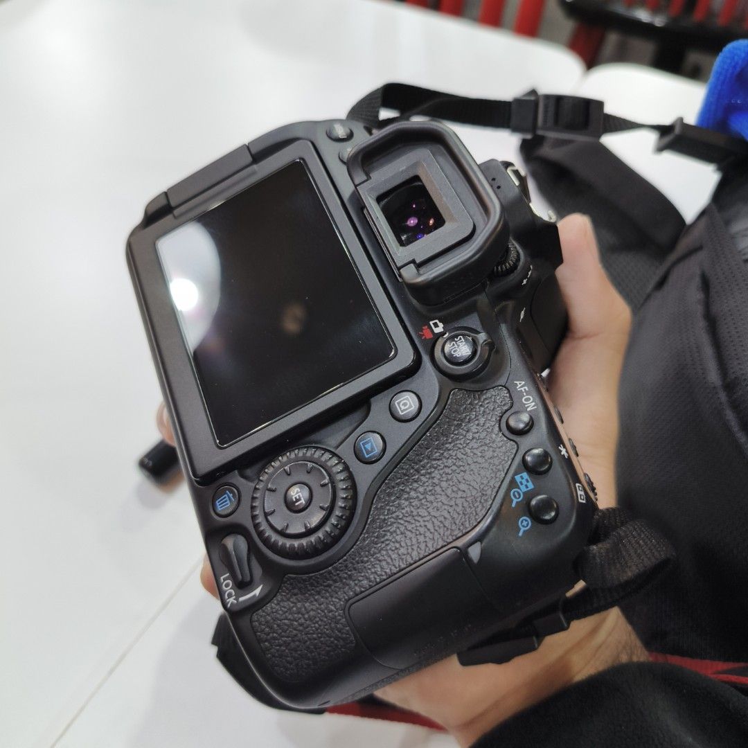 Canon EOS 80D DSLR Camera Bundle with 3 lens (Category: Cameras) located in Manila. Submitted by jeromedumm13989 (Listing ID 1469995765, Image 2). Description: - Camera: Canon EOS 80D semi pro dslrFully functional) - Lenses: EF-S 18-55mm & 85mm f1.8 ultrasonic 55-250mm - Accessories: 2x Batteries, Battery Charger, Power Cable, and Lens Hood bag and tripod - Condition: Powers up normally, ready to shoot - Ideal for: Photography hobbyists looking f