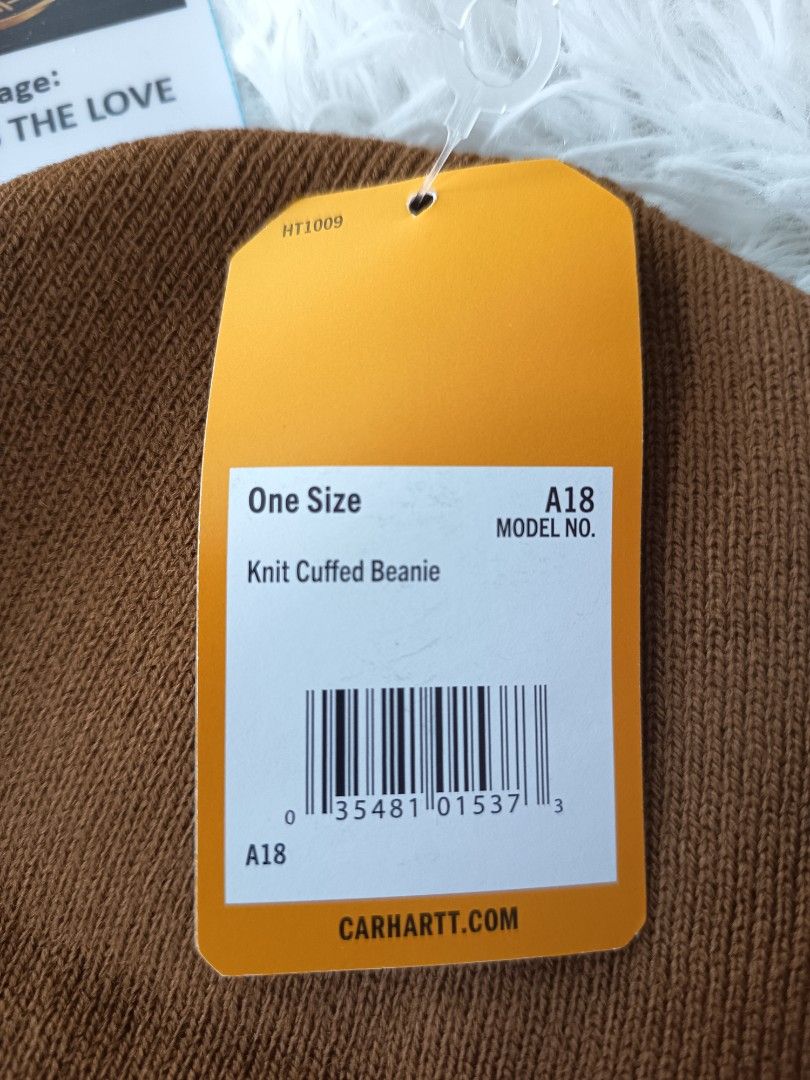 Carhartt A18 Beanie (Free Shipping) (Category: Beanies) located in Pasay City. Submitted by ODDXX (Listing ID 1469979314, Image 3). Description: Cãrhartt Beanie Brandnew with Hangtag Authentic/Original✅ 1,100 Only FREE SHIPPING!.