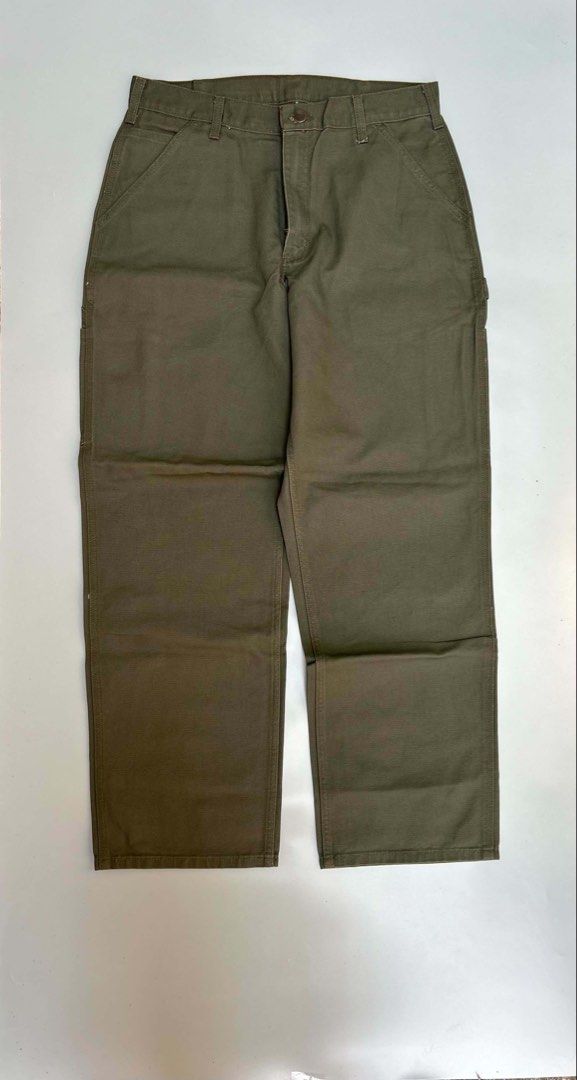 Carhartt B11 MOS Carpenter Pants (Category: Jeans) located in Tacloban City. Submitted by xyrus_olimpo (Listing ID 1470104670, Image 1). Description: Size: 34x32 Waist: 34 Length: 43 Hem: 9 Color rate: 10/10 Issue: ❌ 📍Please consider your purchase carefully. 📍All items are pre-owned unless otherwise stated. 📍All sales are final-no returns or exchanges. 📍Free shipping within the Philippines.