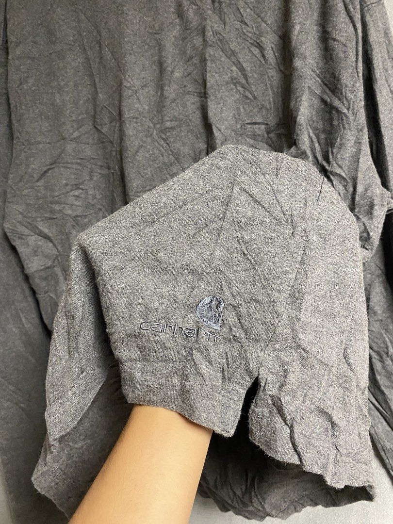 Carhartt Long sleeve (Category: Tshirts & Polo Shirts ) located in Cabuyao City. Submitted by ukaythriftshirt (Listing ID 1470060341, Image 2). Description: Carhartt Long sleeve Excellent Condition XXlarge Dimes 27-30.5 Color rate 9/10 No issue - 380.