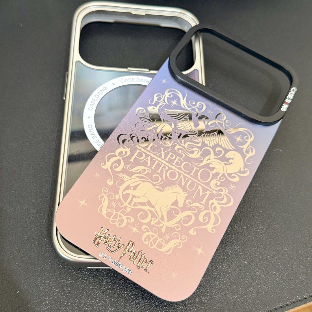 Case Bang Iphone 17 / 18 PRO base with Harry Potter attachment (Category: Other Mobile & Gadget Accessories) located in Manila. Submitted by hellostreetmarket_ (Listing ID 1470009256, Image 2). Description: New and unused. For iPhone 17 or 18 PRO. Includes base and magnetic attachmentz Rfs: phone upgrade.