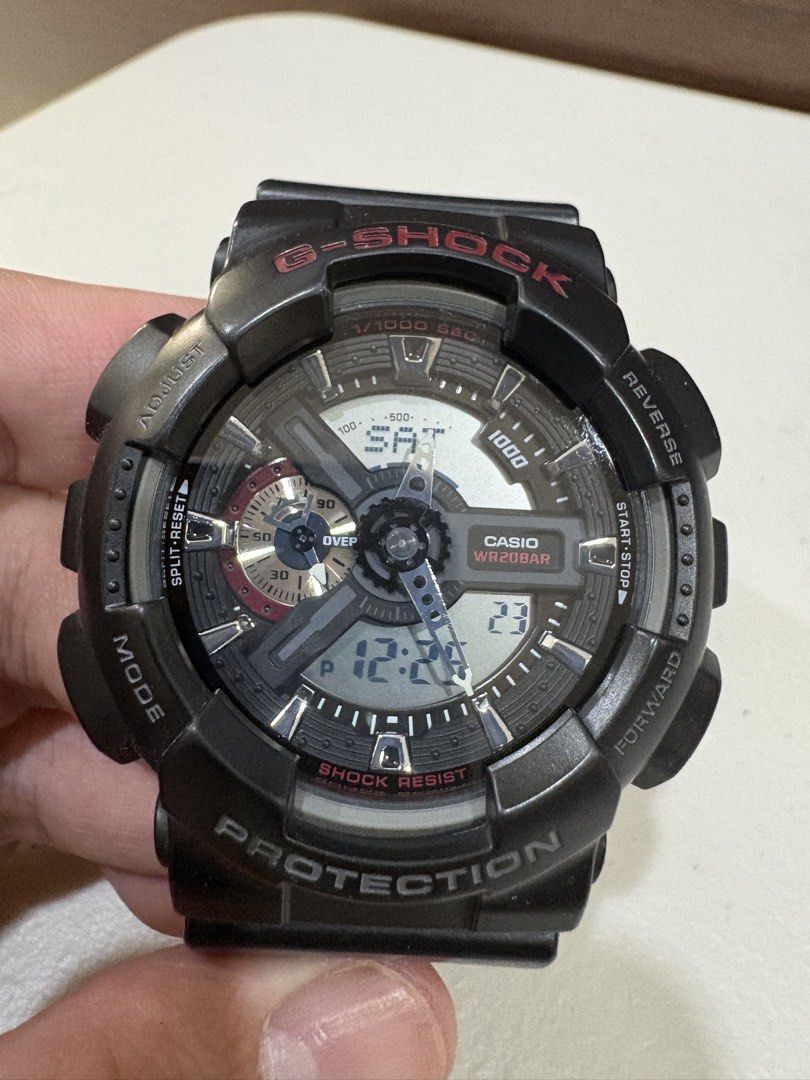 Casio G-Shock GA-110-1A Watch (Category: Men's Watches) located in Marikina City. Submitted by jfrancis86 (Listing ID 1469982993, Image 2). Description: ⏱️G-Shock GA-110-1A Original 💯 bought in Japan Used but still presentable Rfs: decluttering, hindi na nagagamit 🏧Mode of payment: Gcash | BPI 🛵Ready to ship 📍Marikina.
