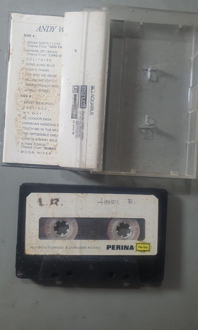 Cassette Tape (Category: Vintage Collectibles) located in Tarlac. Submitted by gunz__ (Listing ID 1470006428, Image 1). Description: Andy Williams cassette Visual wear/issues; untested if working ₱250 + shipping fee (shipped via J&T) MOP: Gcash PM if interested.