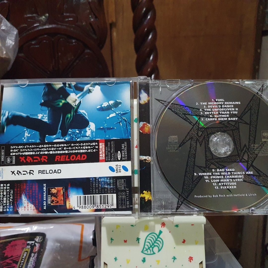 [CD] Metallica Reload album (Category: CDs & DVDs) located in Quezon City. Submitted by collectionneursonline88 (Listing ID 1470079959, Image 2). Description: 🔄 Meetups Balintawak Camachile 7/11 Quezon City 🛵 Shipping : - Lalamove ( except Provincial) - GogoExpress - LBC 📥 Payment : cash on meetups Gcash.