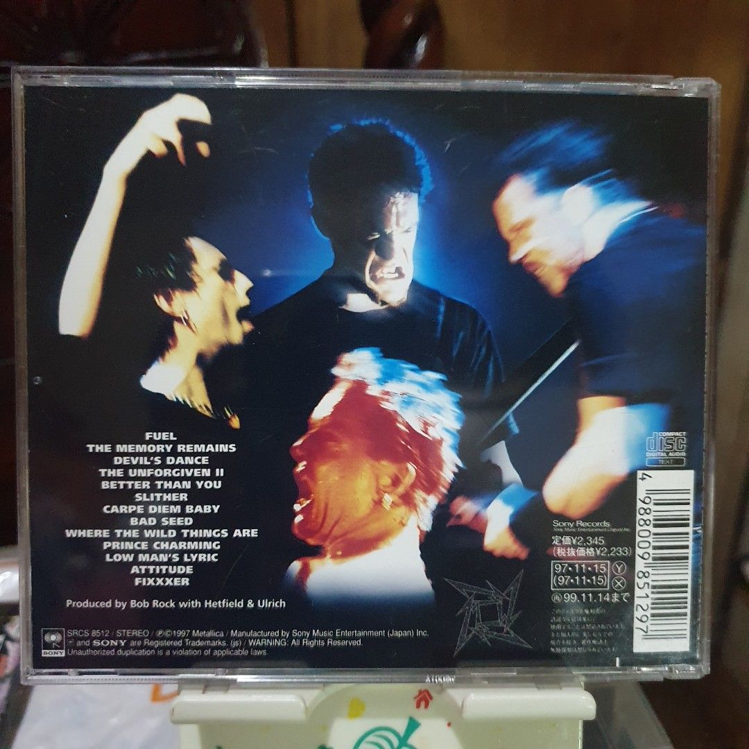 [CD] Metallica Reload album (Category: CDs & DVDs) located in Quezon City. Submitted by collectionneursonline88 (Listing ID 1470079959, Image 3). Description: 🔄 Meetups Balintawak Camachile 7/11 Quezon City 🛵 Shipping : - Lalamove ( except Provincial) - GogoExpress - LBC 📥 Payment : cash on meetups Gcash.