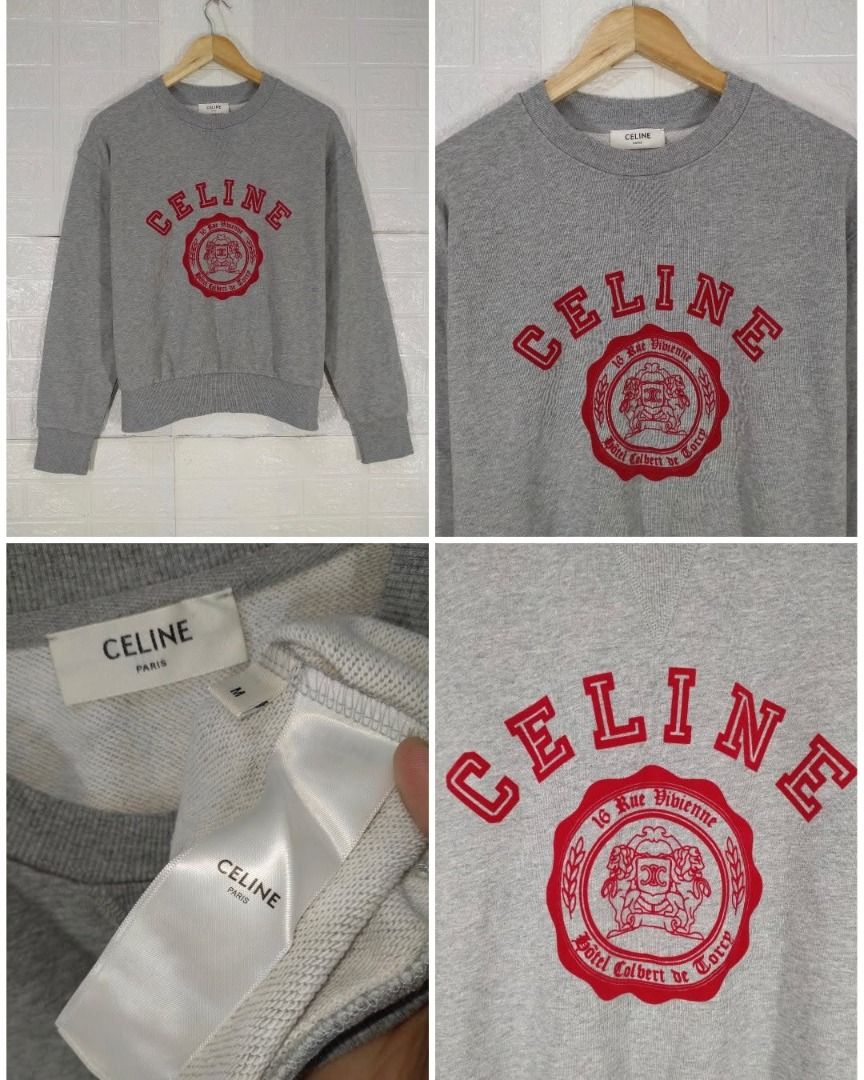 CELINE CREWNECK (Category: Coats, Jackets and Outerwear) located in Baguio. Submitted by fashionfinds1999 (Listing ID 1470028248, Image 1). Description: 23 X 23 MEDIUM EXCELLENT CONDITION + SF.