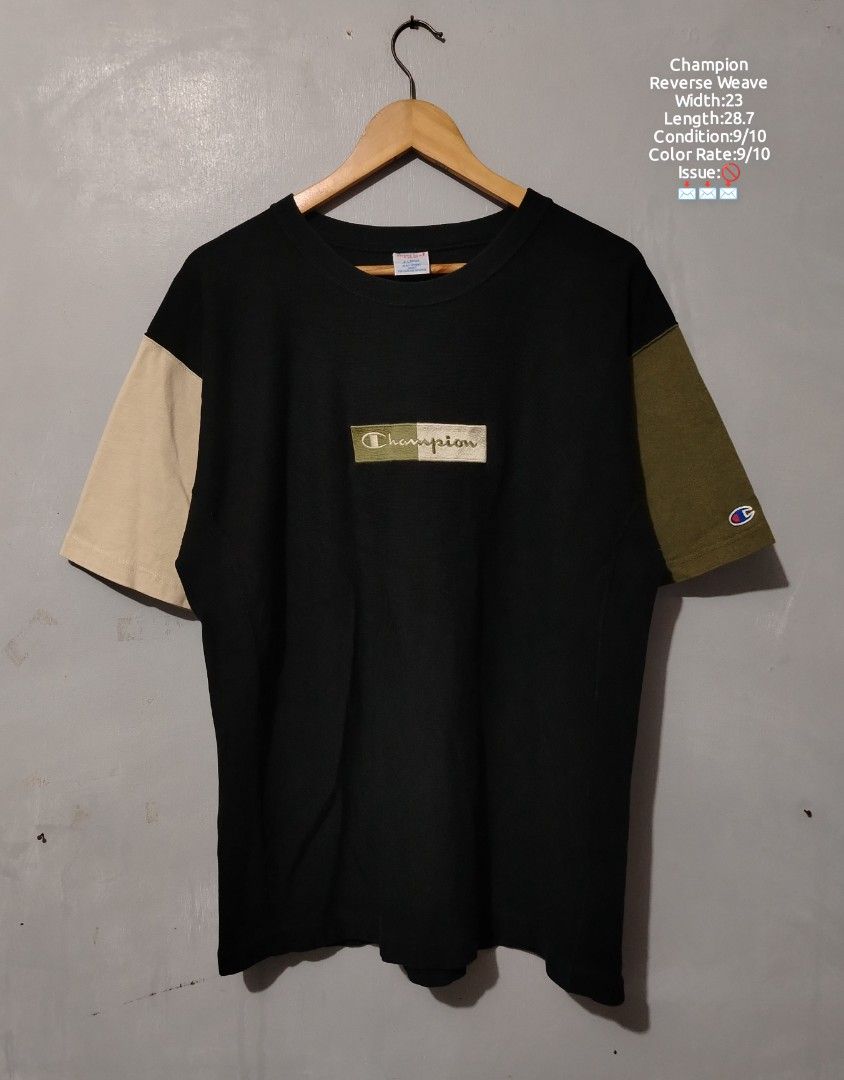 Champion Reverse Weave (Category: Tshirts & Polo Shirts ) located in Bocaue. Submitted by adrianberi35876 (Listing ID 1469995048, Image 1). Description: Champion Reverse Weave Width:23 Length:28.7 Condition:9/10 Color Rate:9/10 Issue:🚫 📩📩.