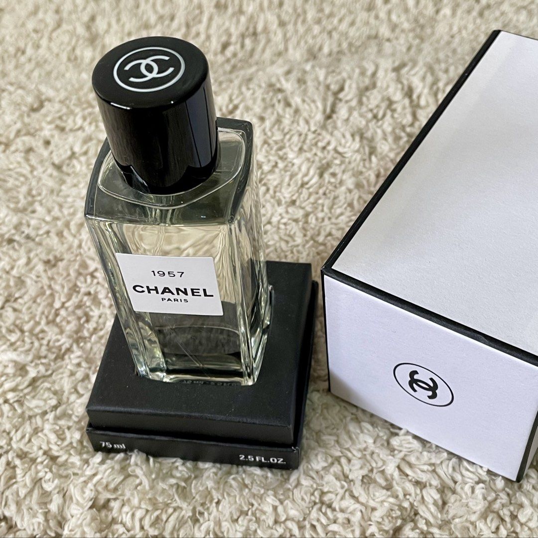 Chanel 1957 Eau de Parfum (Category: Fragrance & Deodorants) located in Santiago. Submitted by janinesweetcloset (Listing ID 1470101336, Image 2). Description: Premium /OG qlty perfumes 75ml Original scent and original packaging Actual Photo posted Long lasting #perfumeph #maison #lattafa #jomalone #dubaiperfumes #dylanblue #arabperfume #tersterperfume #penhaligon #creed #bacarratrouge #byredo #replica #diptyque #parfumsdemarly #montblanc #valent