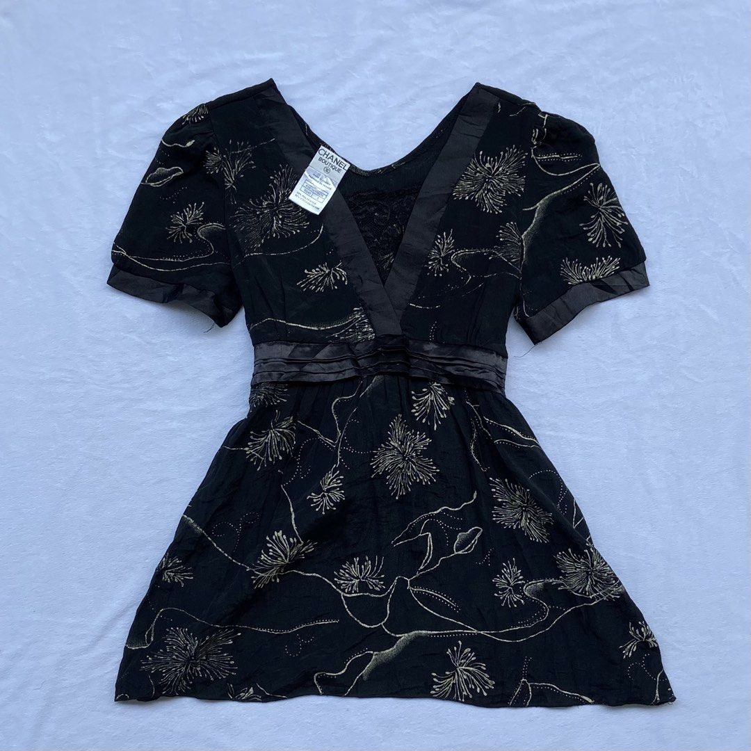 Chanel Mini Dress (Category: Luxury Apparel) located in General Santos City (Dadiangas). Submitted by kala_chuchi (Listing ID 1470113615, Image 1). Description: Size. Small 15.5 inches width 26.5 inches length No flaws Over all condition Excellent .