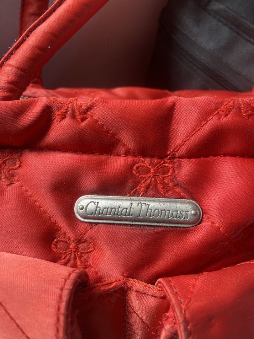Chantal Thomass Quilted Red Shoulder Bag (Category: Luxury Bags & Wallets) located in Agdangan. Submitted by _freeyuh (Listing ID 1469965806, Image 2). Description: need wash only! .