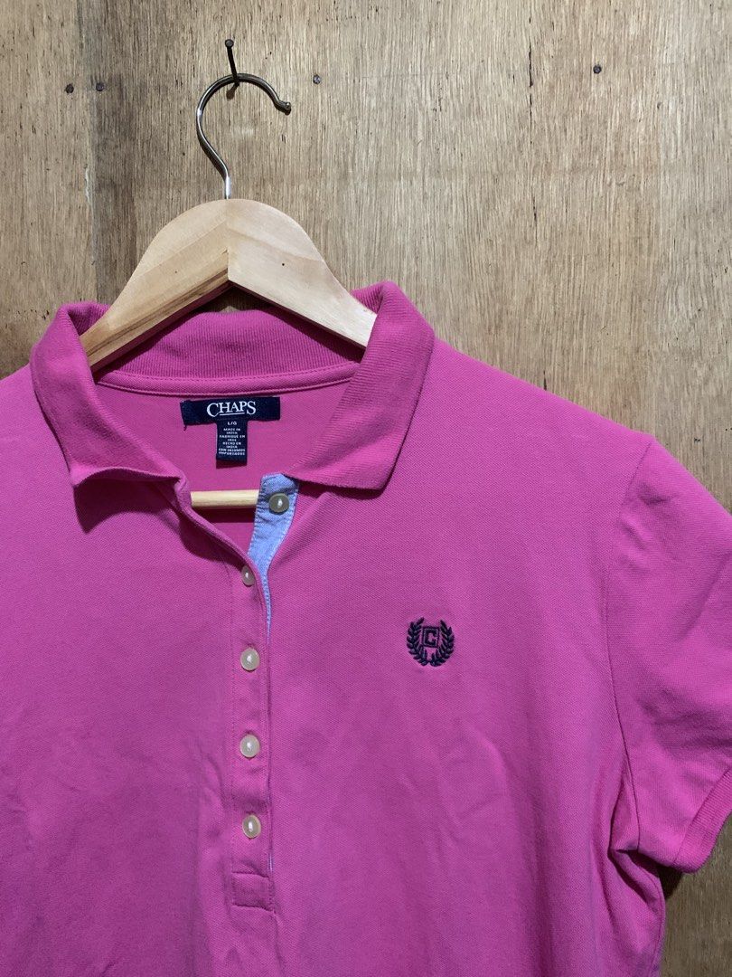 Chaps Polo (Category: Others Tops) located in Naga. Submitted by glicko_reiyuki08 (Listing ID 1470024706, Image 1). Description: Chaps Women Polo Dimes: 20 Width 24F, 26B Length Condition: Excellent Color rate: 9/10 Issue: None Location: Naga City Camarines Sur📍.