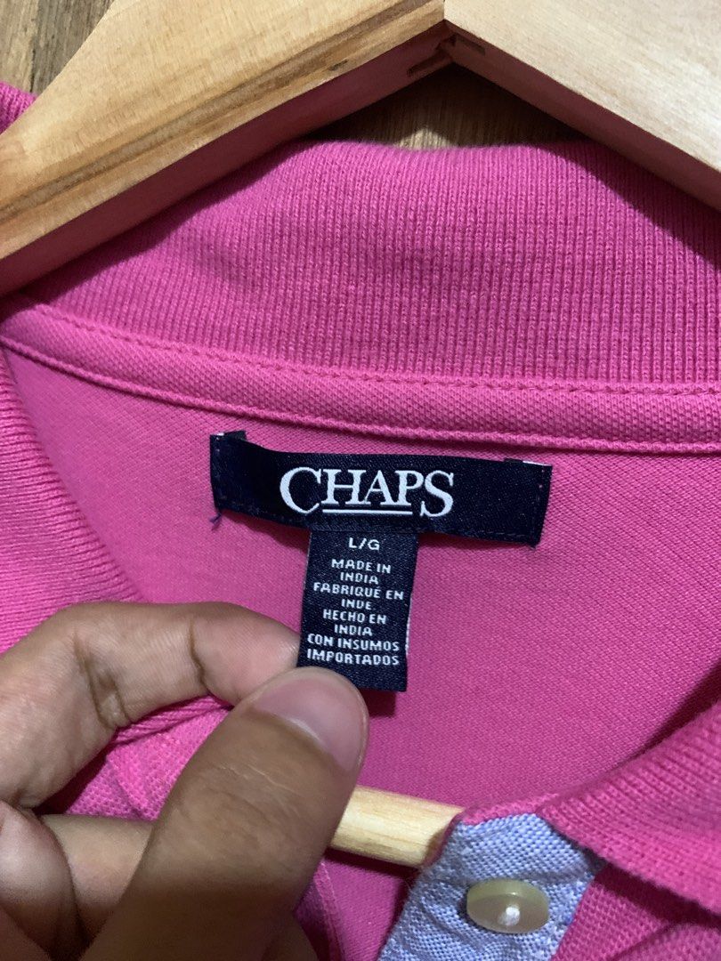 Chaps Polo (Category: Others Tops) located in Naga. Submitted by glicko_reiyuki08 (Listing ID 1470024706, Image 3). Description: Chaps Women Polo Dimes: 20 Width 24F, 26B Length Condition: Excellent Color rate: 9/10 Issue: None Location: Naga City Camarines Sur📍.
