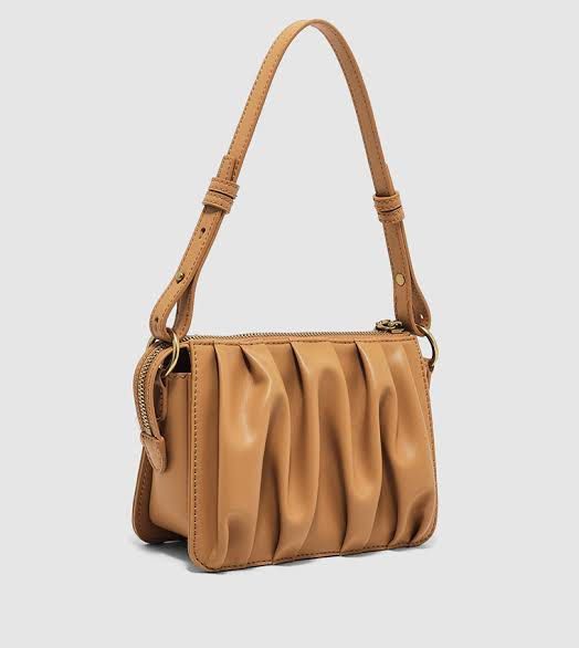 Charles & keith (Category: Shoulder Bags) located in Baguio. Submitted by rheaanne07 (Listing ID 1470076179, Image 3). Description: Charles & keith Ruched Bead-Handle Shoulder Bag Like new Orig.